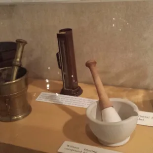 There used to be a health spa resort in Riley County called Blasing Springs. Here's equipment used to extract the minerals there