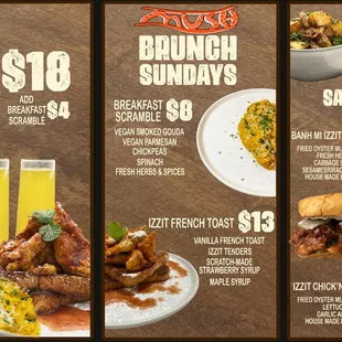 Come try our delicious-made from scratch- Sunday brunch 11AM-8PM