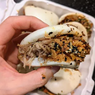 Duck Confit Bao. Part of my assorted Bao Six Pack ($19.50 with upcharges for certain items).