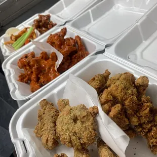 food, oysters and mussels