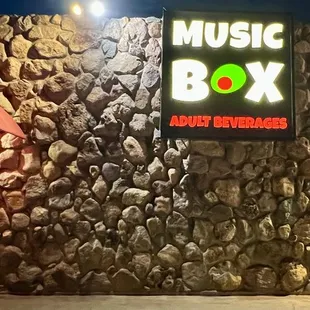the entrance to the restaurant