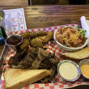 Only opened a few months ago, brisket it amazing!! Avocado fries are very lightly coated and so crispy and wildly delicious.