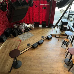 Our mainstage from the mezzanine.