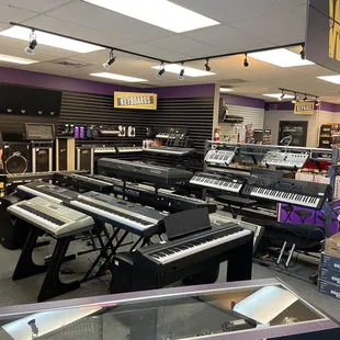 Used keyboards everywhere!