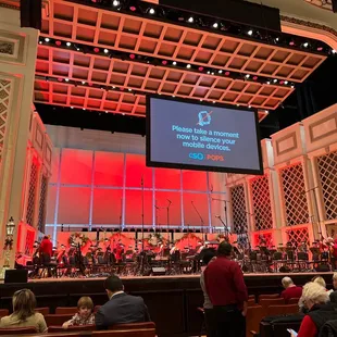 Stage from left aisle