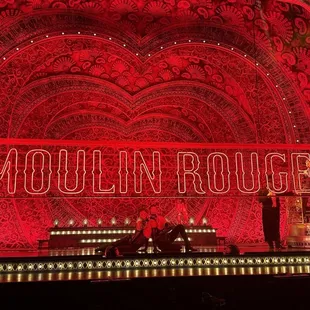 The stage before the show.