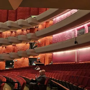 the balcony seating for the music arts center