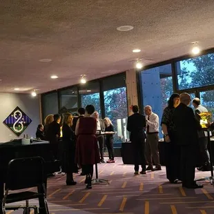 People gathering for the opera