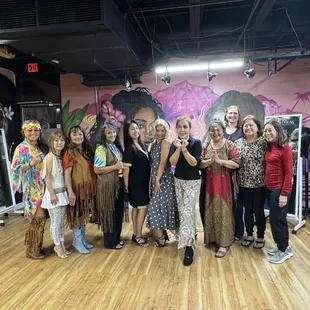 Ladies' hallow evening. Missing a few who were with colds.