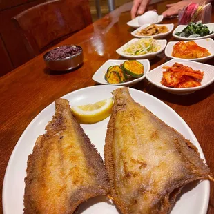 grilled fish, fish, food, seafood, grilled seafood