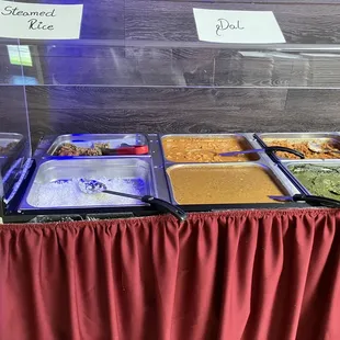 a variety of food items