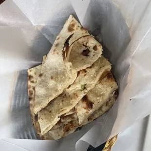 Delicious naan