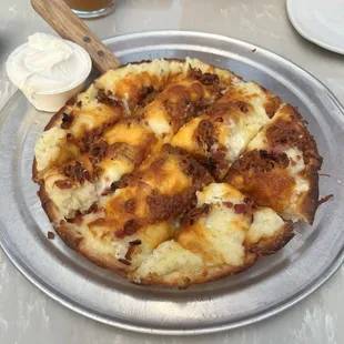Loaded Potato Pizza Bites