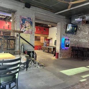 21 and up in the whole place now. They took out the door separating the space.