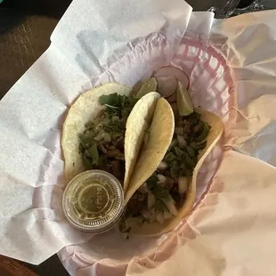 Steak street tacos
