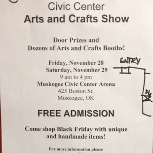 Free admission to see wonderful arts and crafts.