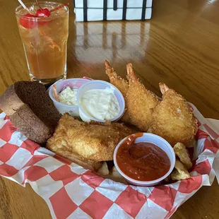 Our fish combo. Served Fridays