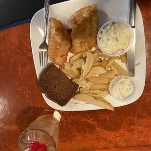 Cod fish fry served on Fridays