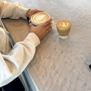 cappuccino &amp; flat white