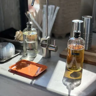 water and syrups