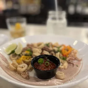 Calamari appetizer