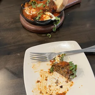 A meatball appetizer.  Delicious!