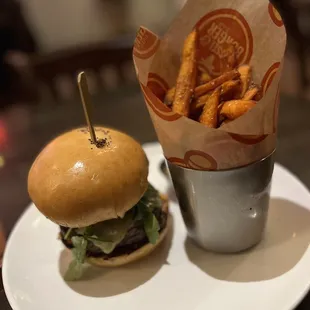 Sweet Potato Fries C.E.O. Burger