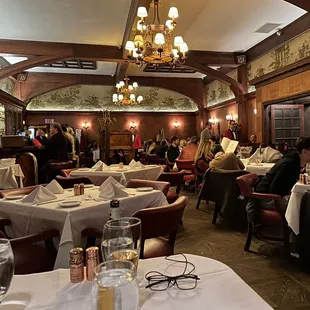The newer dining room