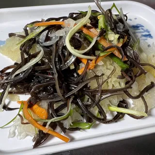 Wood and Silver Ear Mushrooms Salad