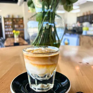 Affogato! Shot of Espresso &amp; Scoop of Bluebell Ice Cream.