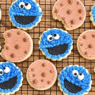 Cookie Monster cookies