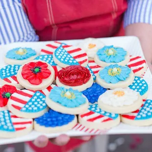 Cookies for American Flowers week Celebration