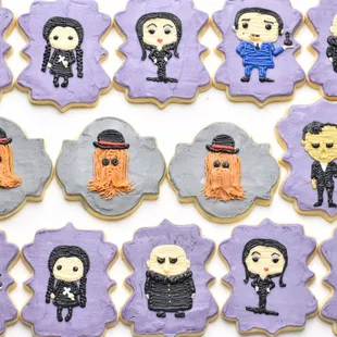 The Addams Family cookies