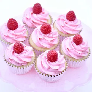 Raspberry lemon cupcakes