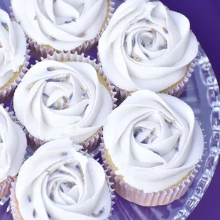 Lavender cupcakes