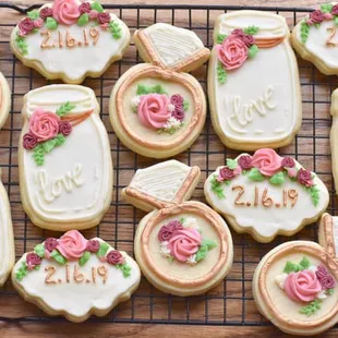 Bridal shower cookies