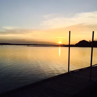 Sunset over Lake Corpus Christi...
