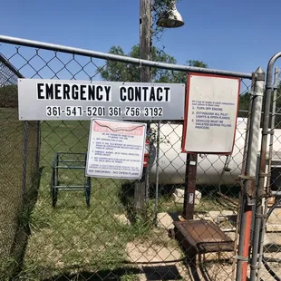 Propane fill station...