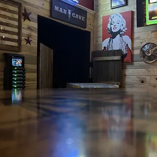 the interior of a restaurant