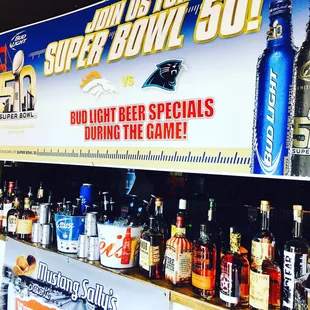 Over 50 whiskeys to choose from