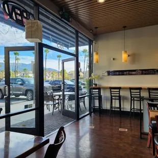 a view of the outside of the restaurant