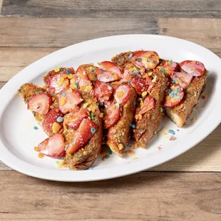 Fruity Pebbles French Toast