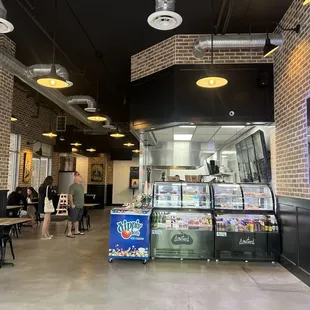 Order at the front and quick grab and go options