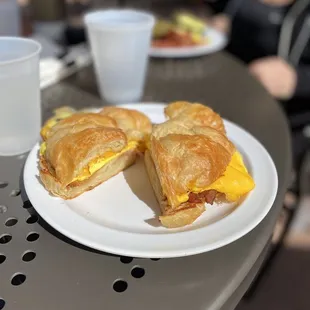 Bacon , Egg &amp; Cheddar Croissant