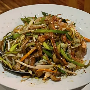 Firecracker Style Shredded Pork with Ginger and Scallions