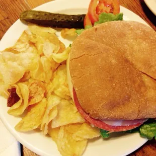 Pesto Chicken Sandwich Special - excellent!