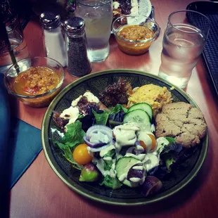 Yum. Samples during the soft opening with apple cinnamon infused water.