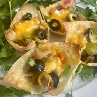 Sausage wonton stars... delicious!