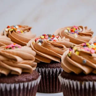 dessert, cupcakes, food