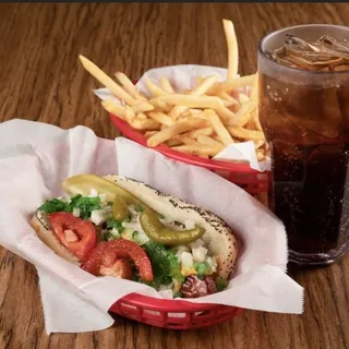 Char-Broiled Chicago Dog